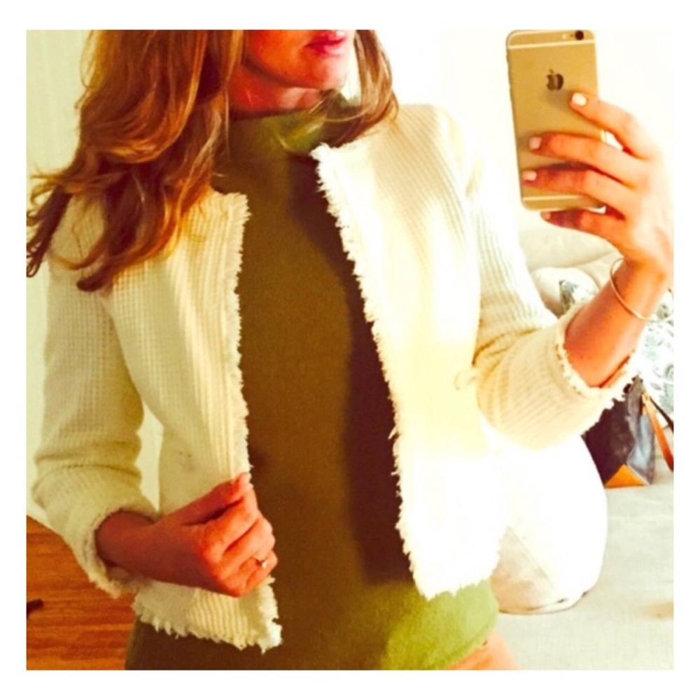 Zara cream blazer